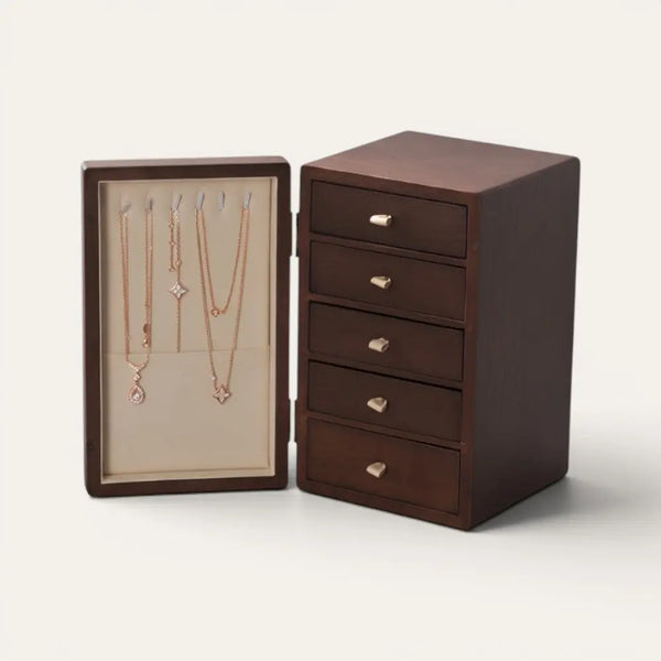 Boîte à Bijoux Bois Massif