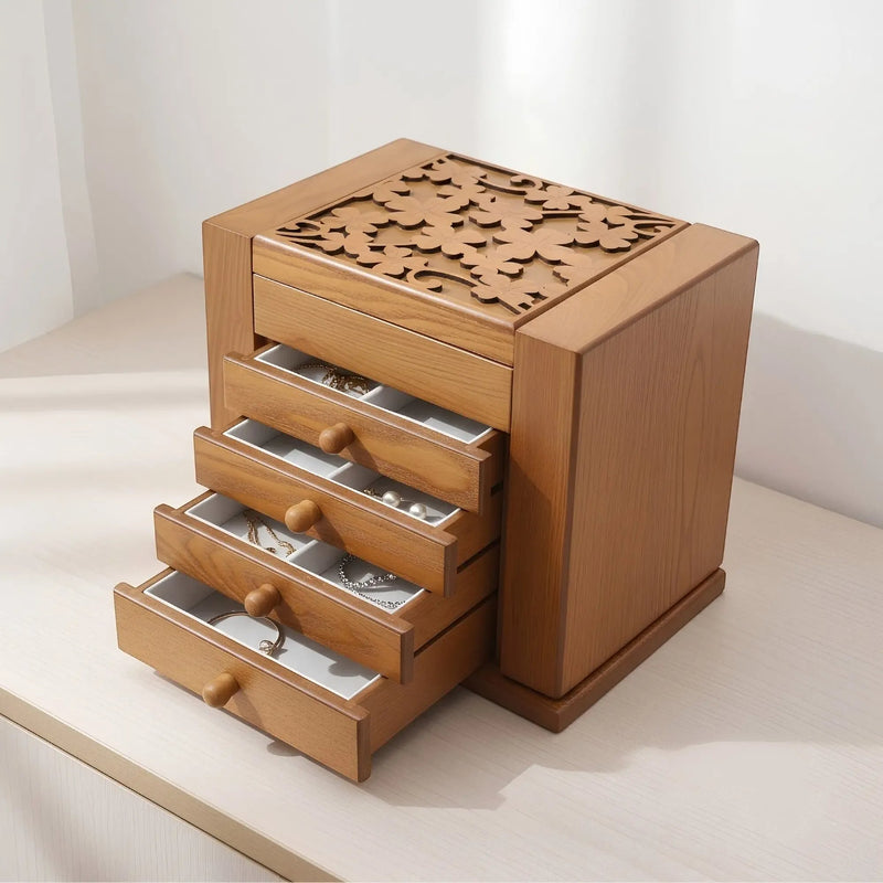 Boîte à bijoux en bois TRLIOR