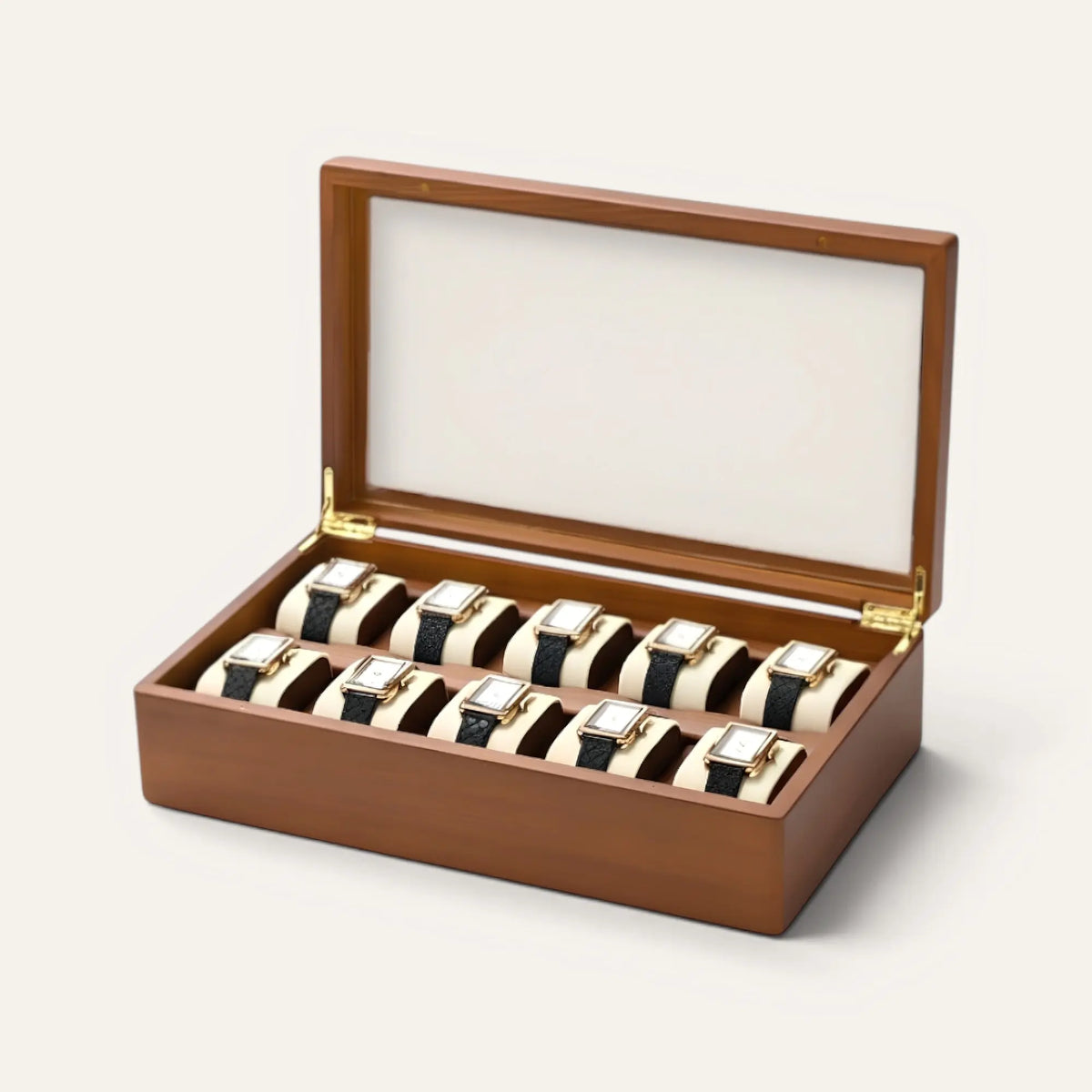 TRLIOR Boîte à Montres Bois Massif