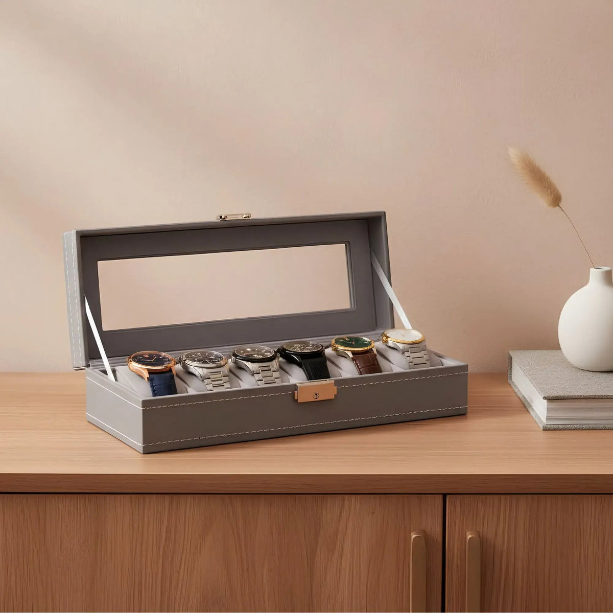 TRLIOR Boîte à Montres Cuir