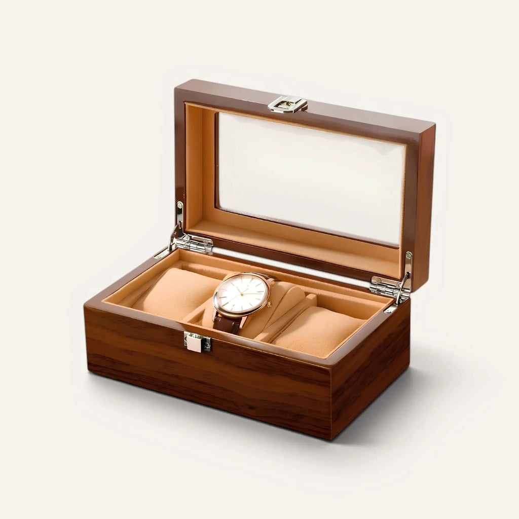 TRLIOR Boîte à Montres en Bois Laqué