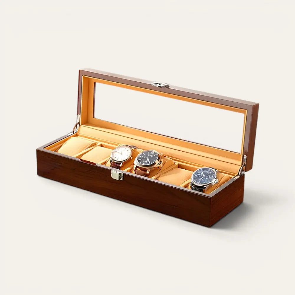 TRLIOR Boîte à Montres en Bois Laqué