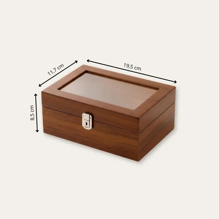 TRLIOR Boîte à Montres en Bois Laqué