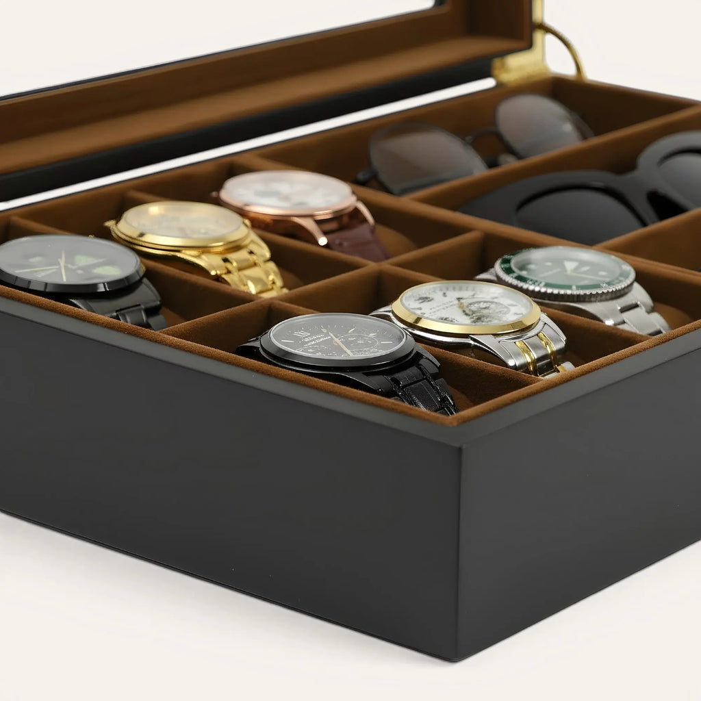 TRLIOR Boîte à Montres et Lunettes