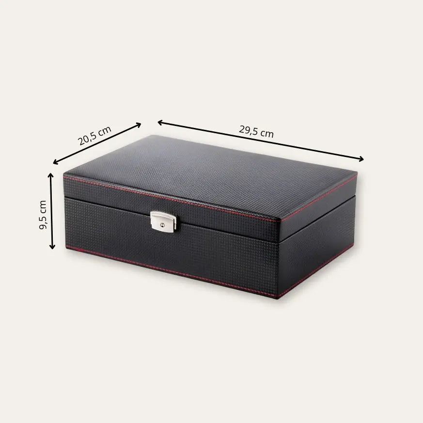 TRLIOR Boîte de Rangement Montres Homme