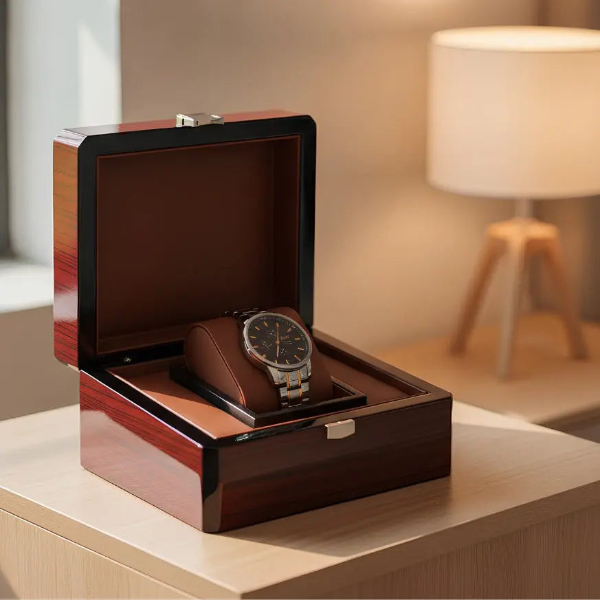 TRLIOR Boîte Montre Écrin Bois