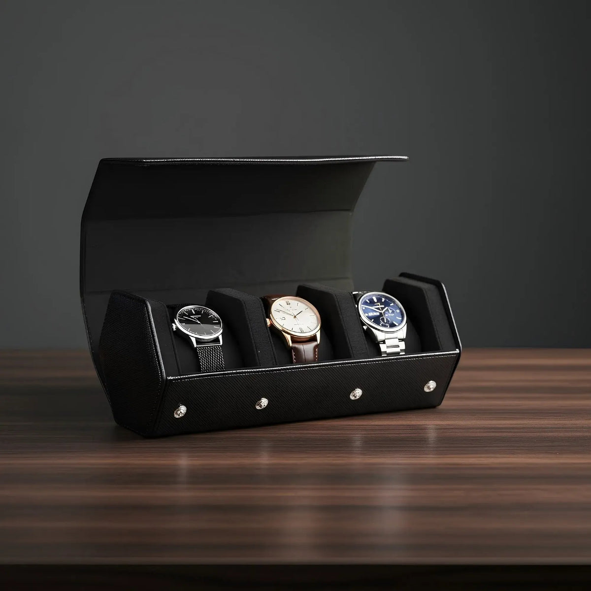 TRLIOR Boîte Montres Voyage Cuir