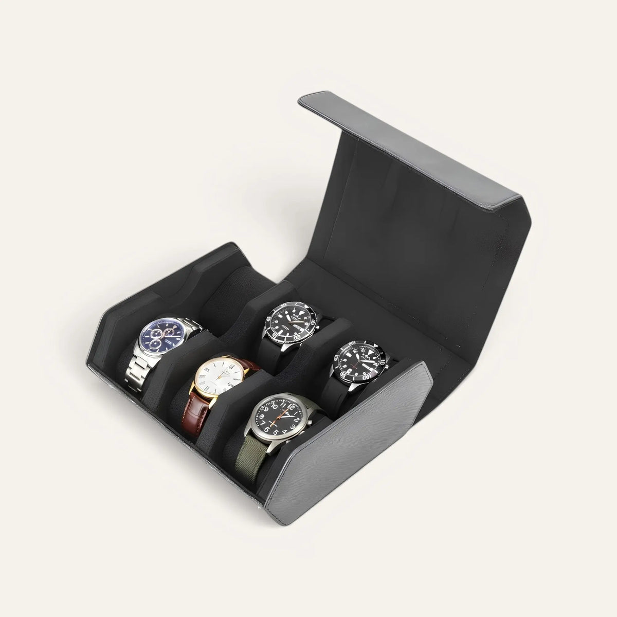 TRLIOR Boîte Montres Voyage Cuir
