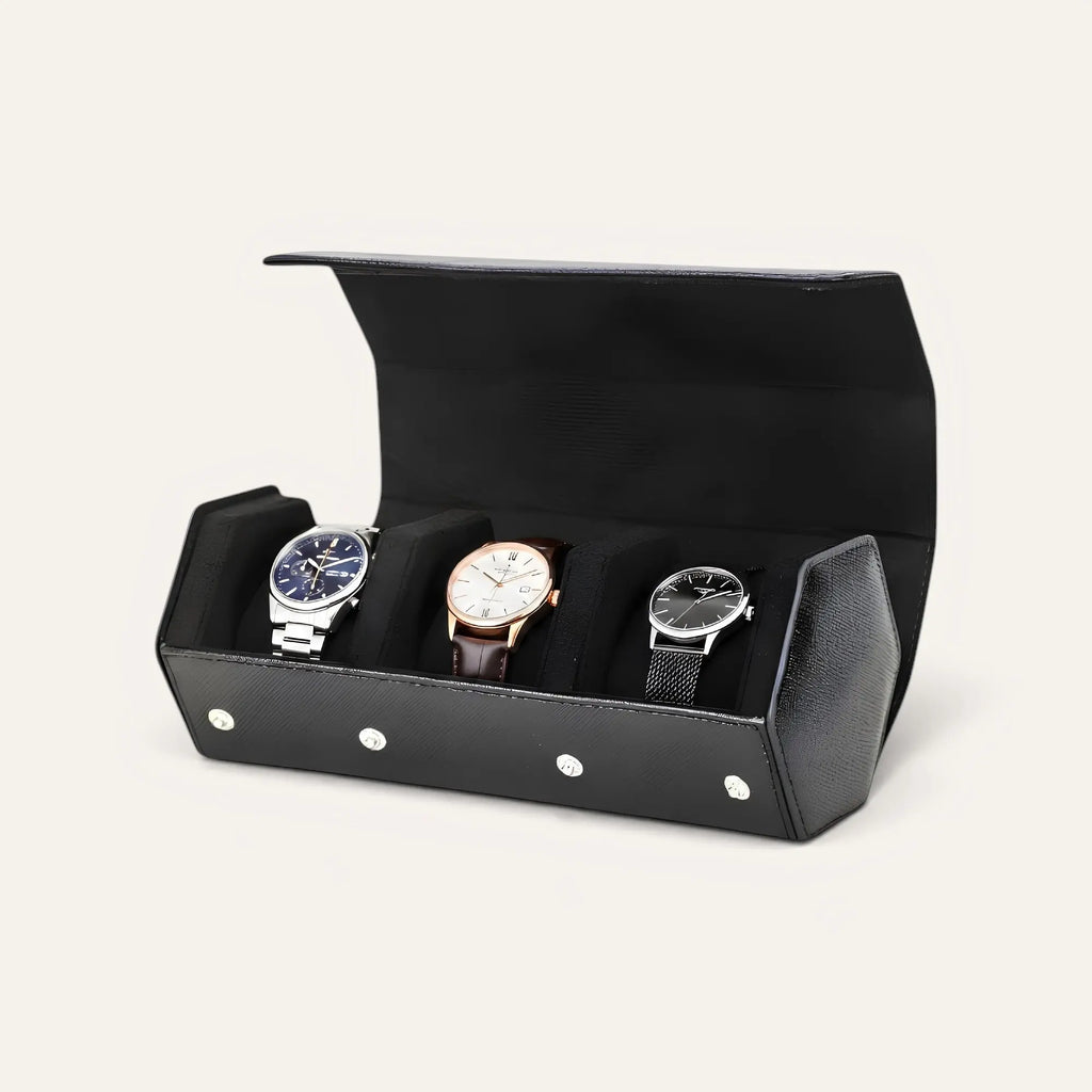TRLIOR Boîte Montres Voyage Cuir