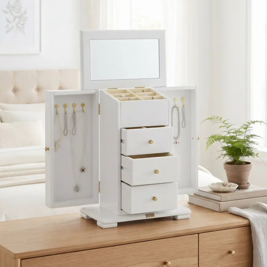 TRLIOR Coffret à Bijoux avec Miroir