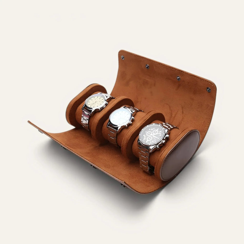 TRLIOR Étui 3 Montres en Cuir