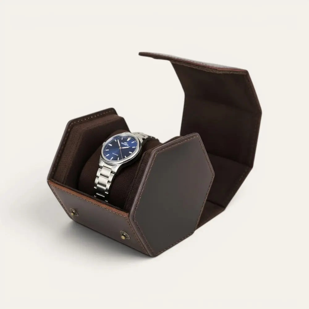 TRLIOR Étui Montres Voyage Cuir