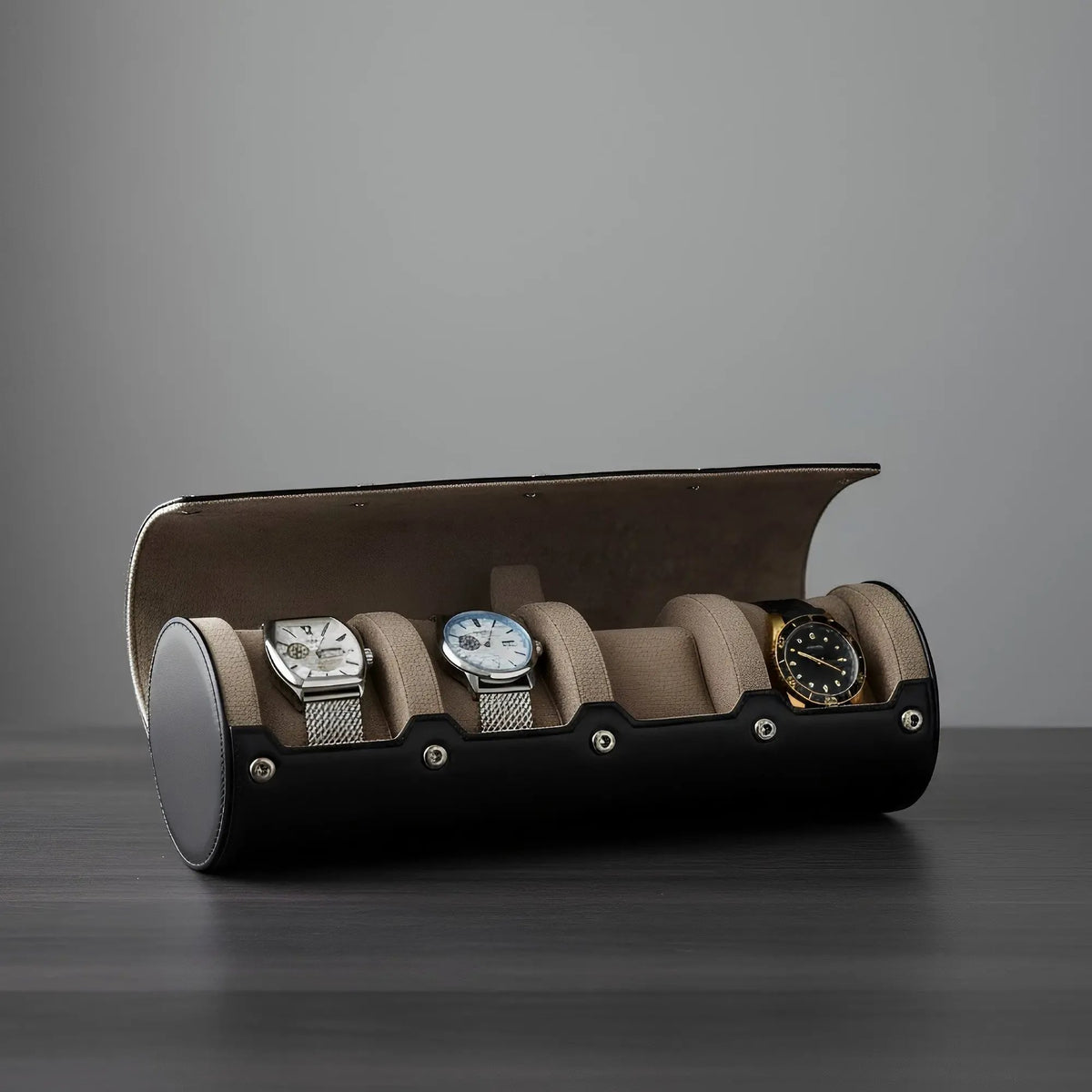 TRLIOR Étui Voyage Montres Cuir