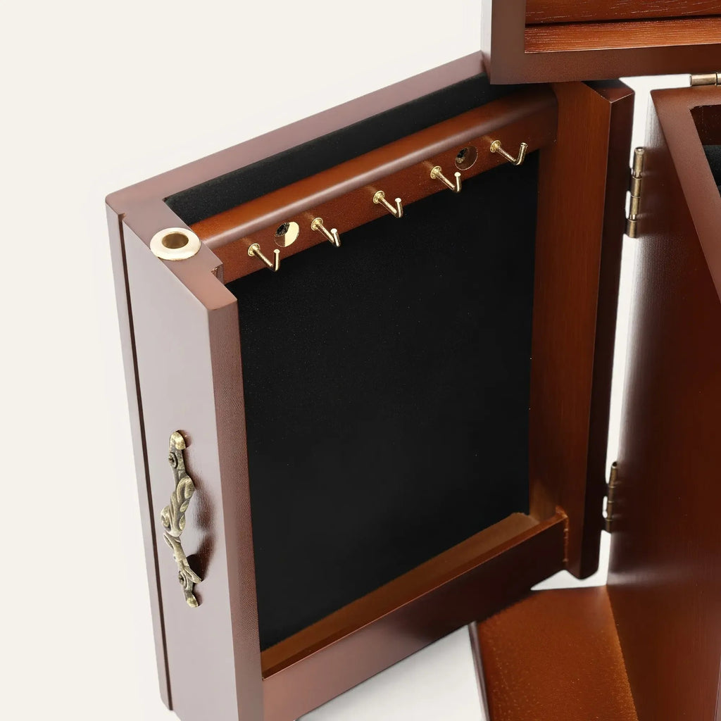 TRLIOR Grande Boîte à Bijoux en Bois