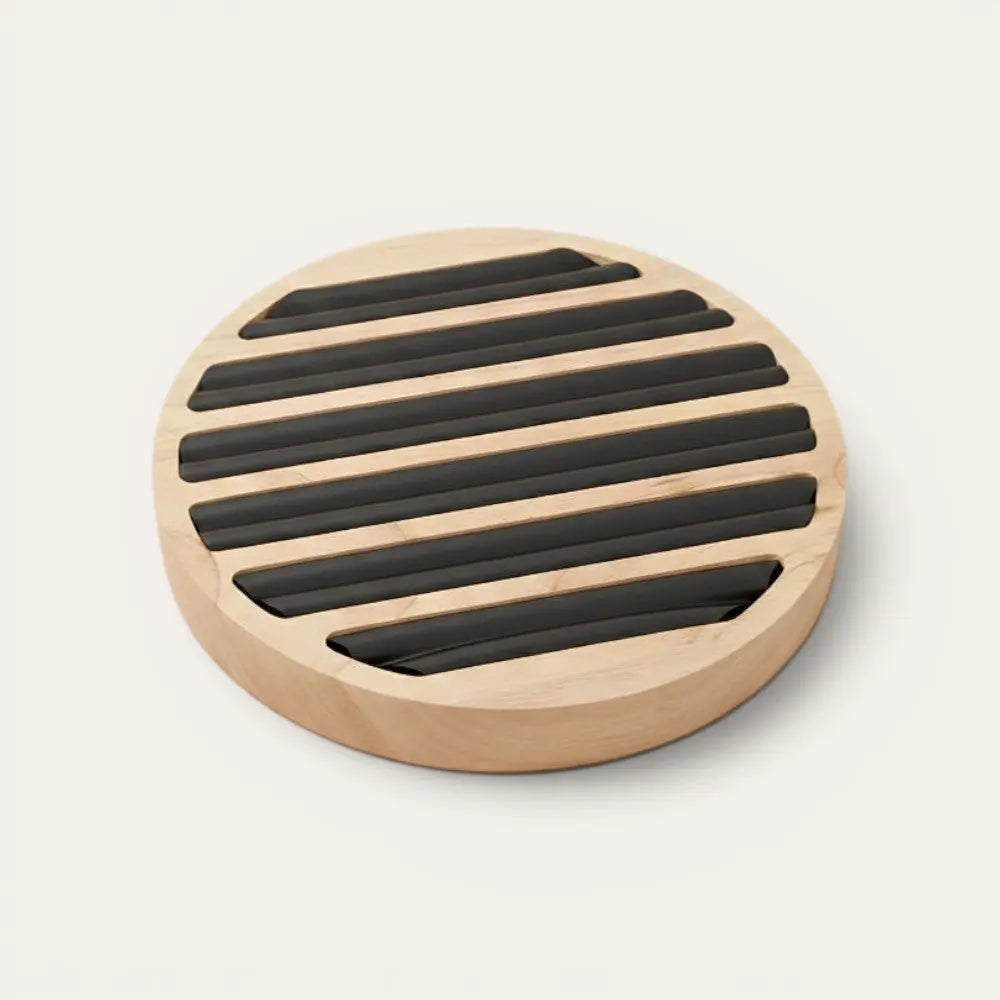 TRLIOR Porte Bague en Bois