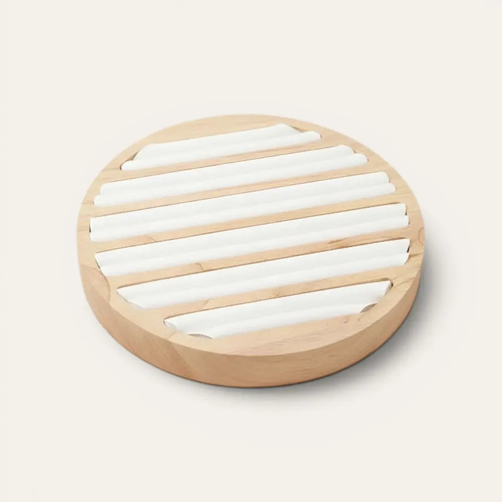 TRLIOR Porte Bague en Bois