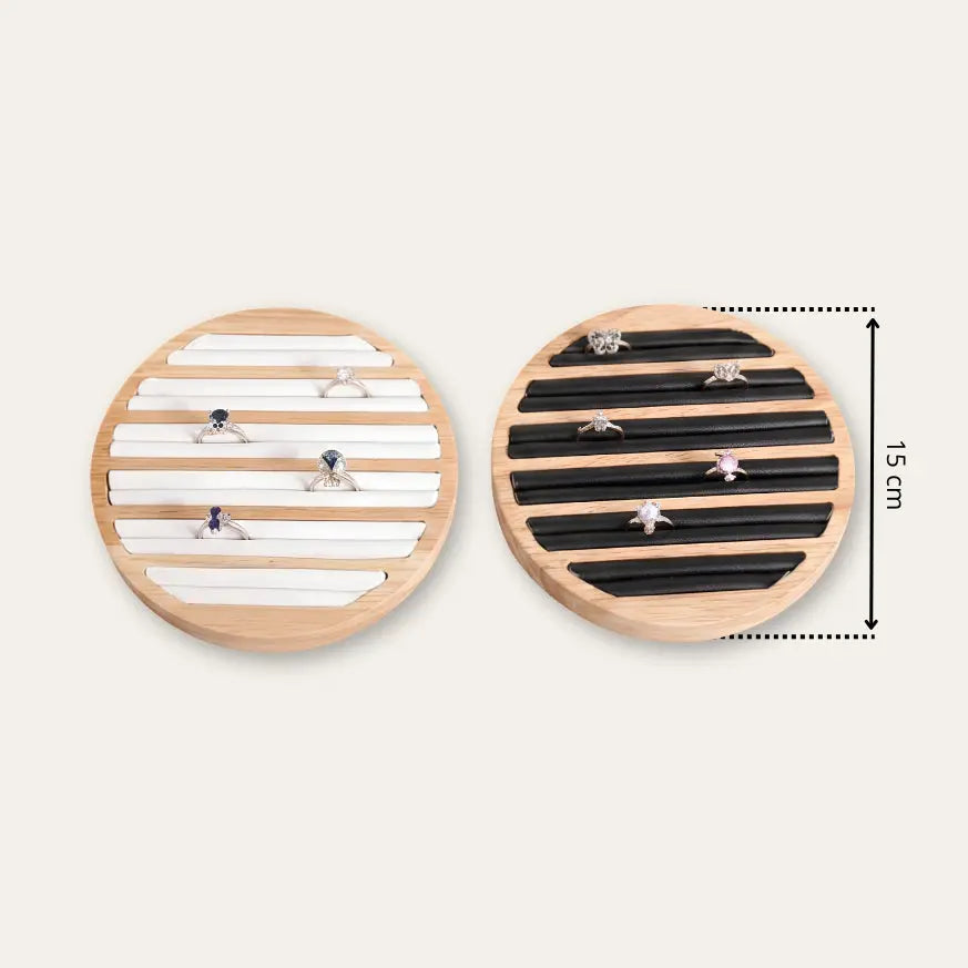 TRLIOR Porte Bague en Bois
