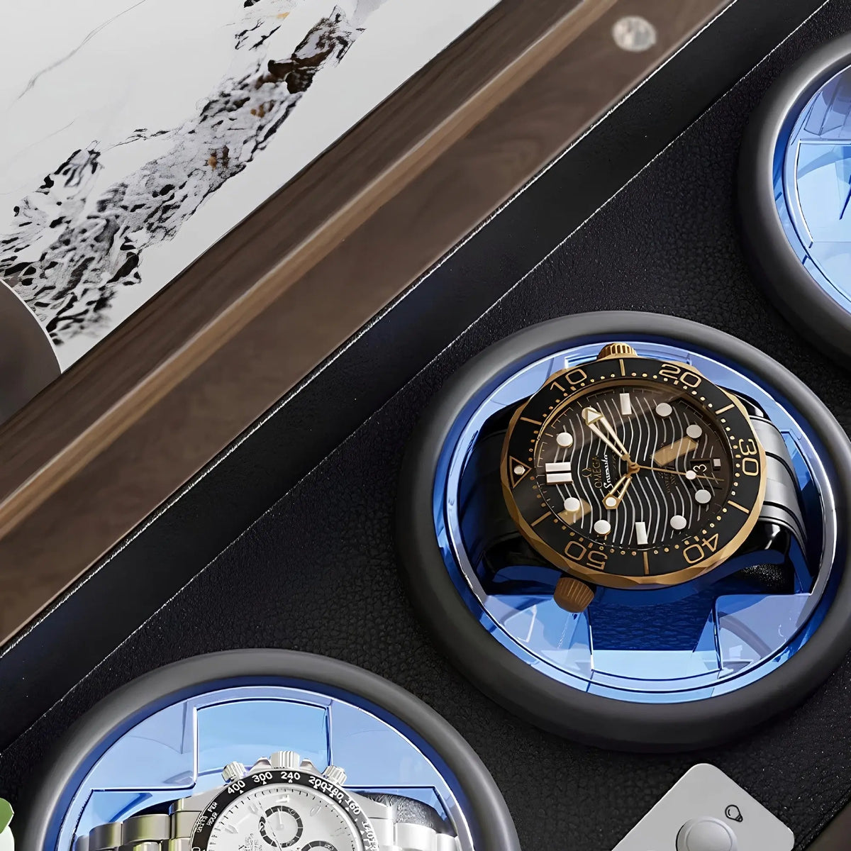 TRLIOR Remontoir Automatique 2 Montres