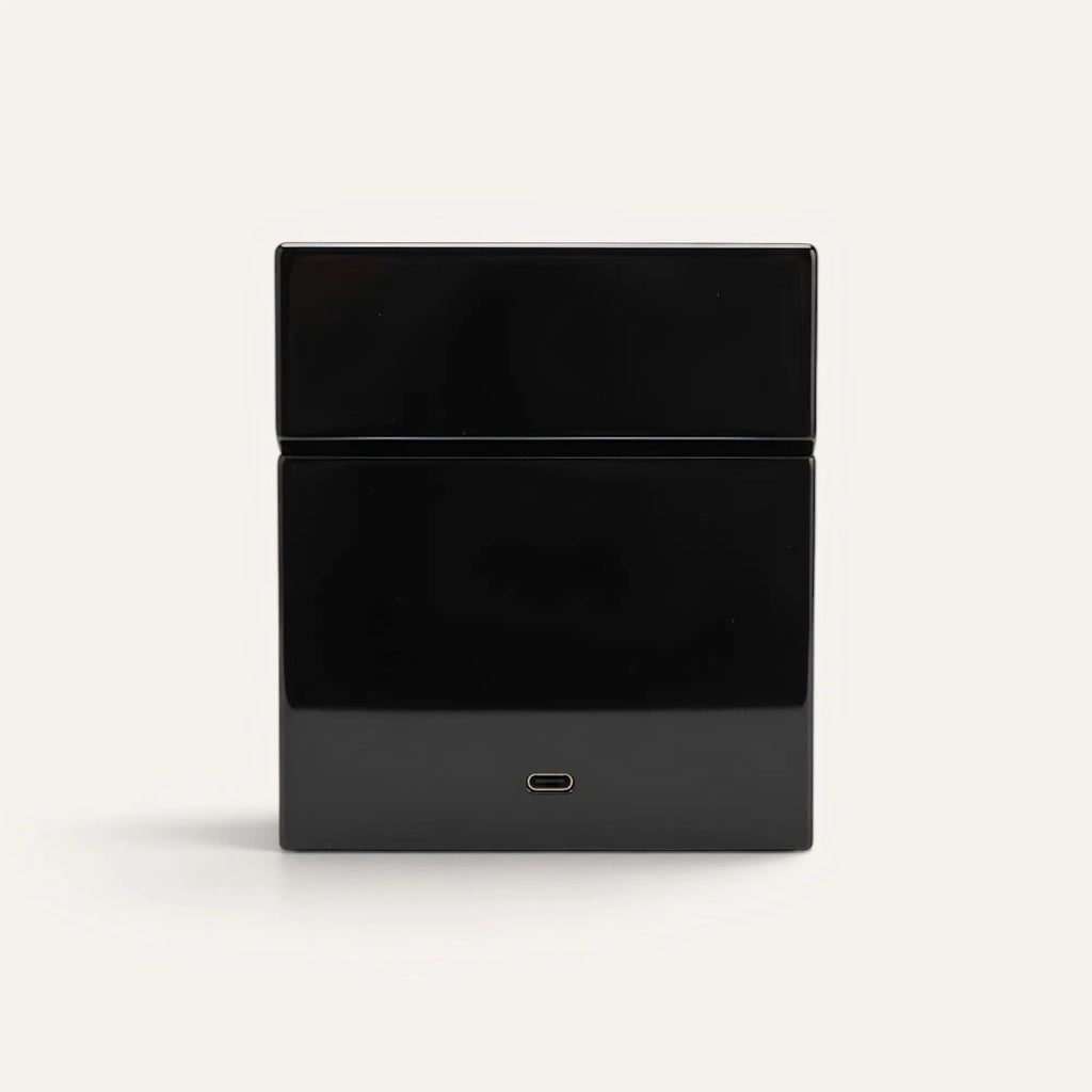 TRLIOR Remontoir Montre Noir Laqué