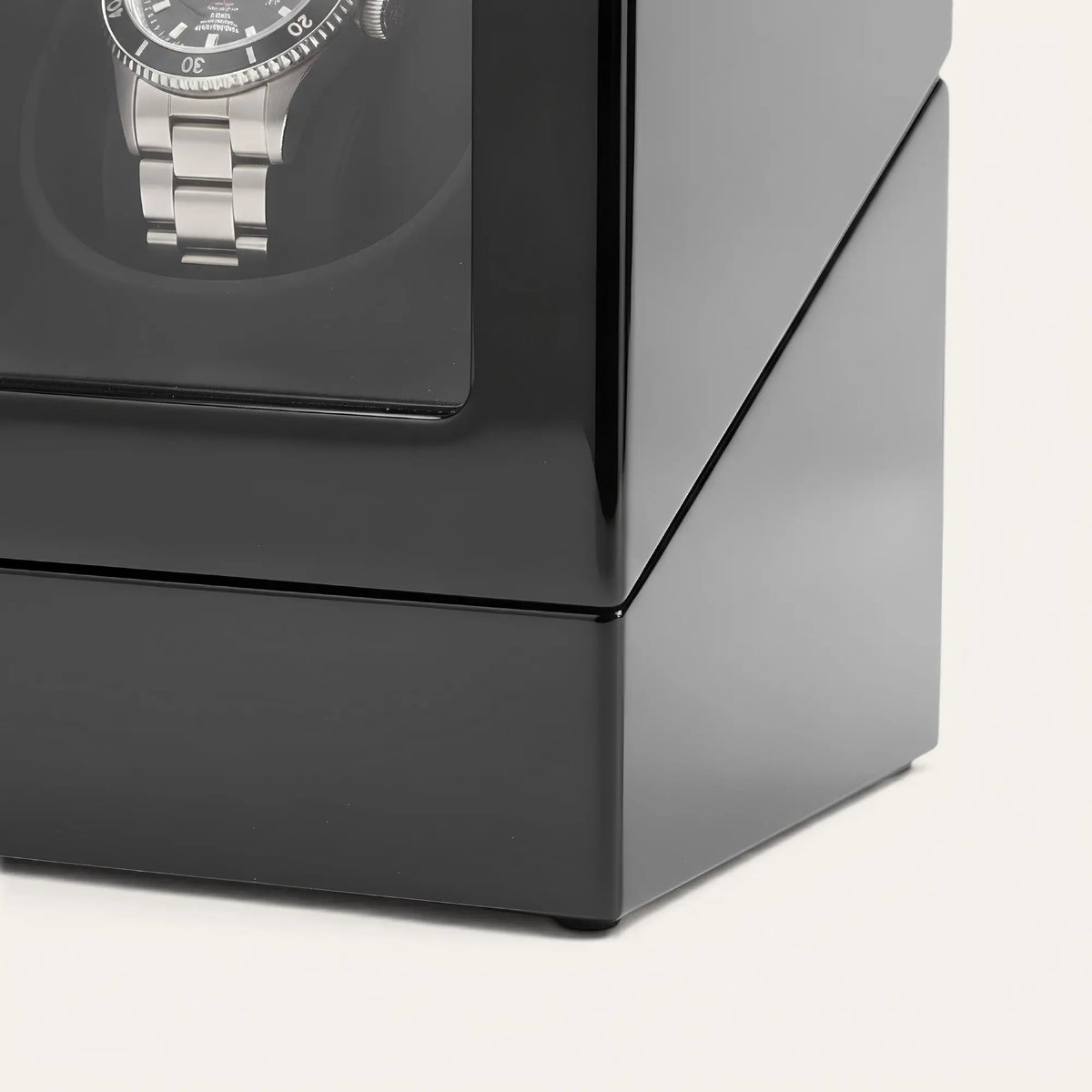 TRLIOR Remontoir Montre Noir Laqué