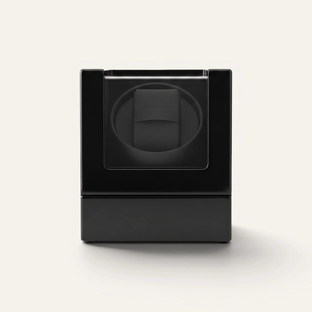 TRLIOR Remontoir Montre Noir Laqué