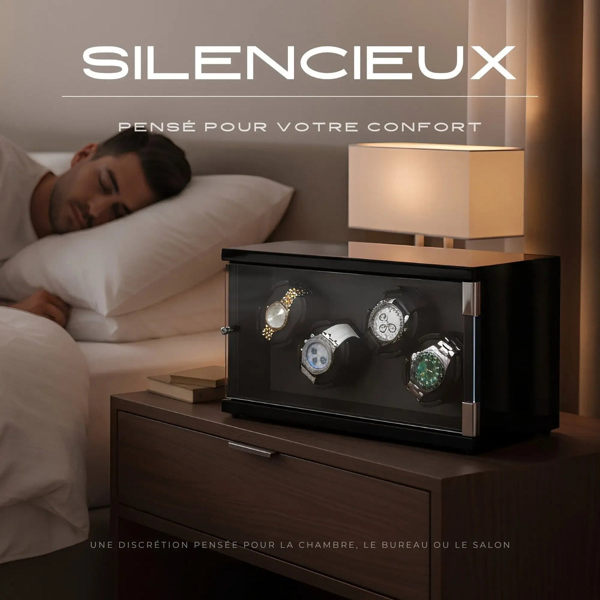 TRLIOR Remontoir Montres 2 Moteurs