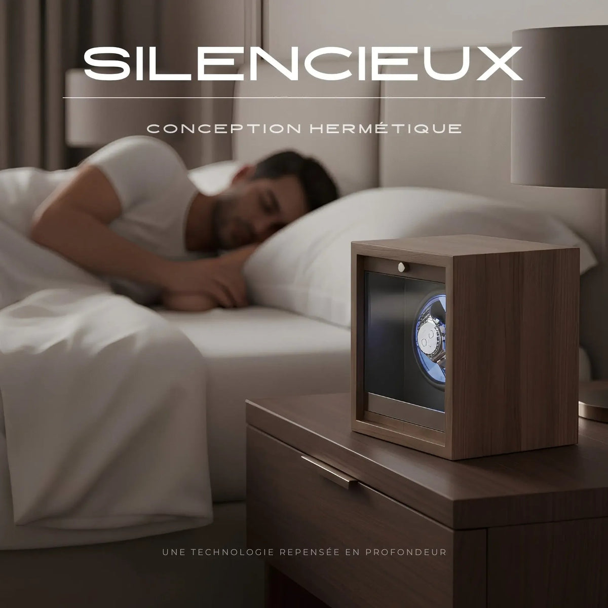 TRLIOR Remontoir Montres Automatique Bois