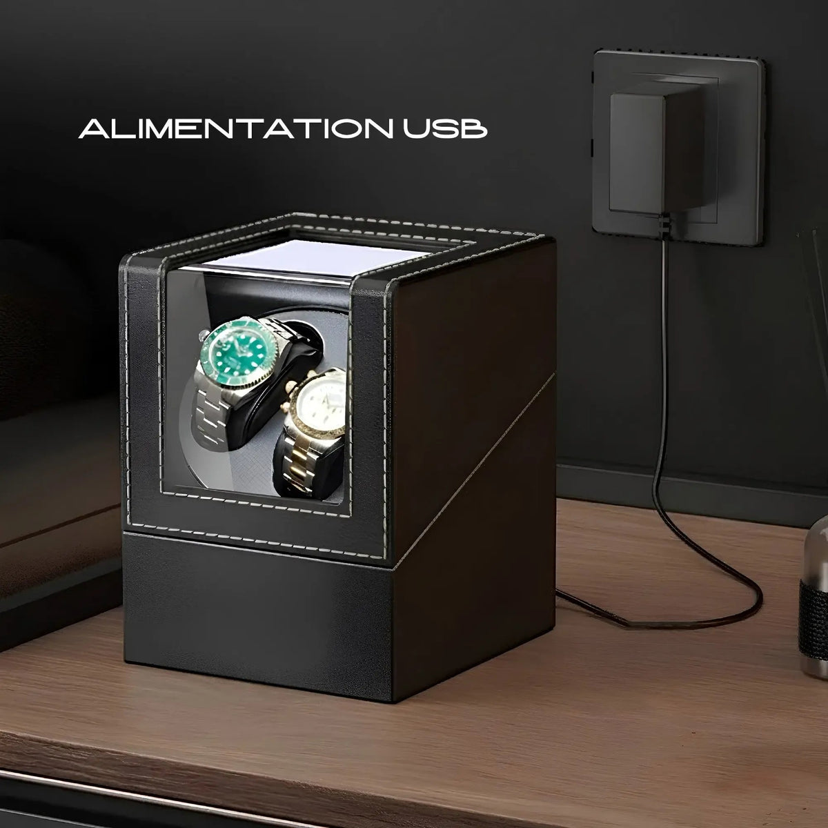 TRLIOR Remontoir Montres Cuir