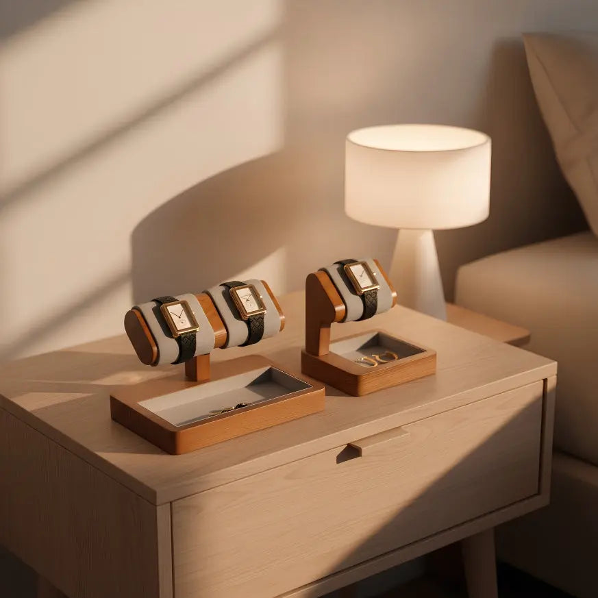 TRLIOR Support Montre en Bois